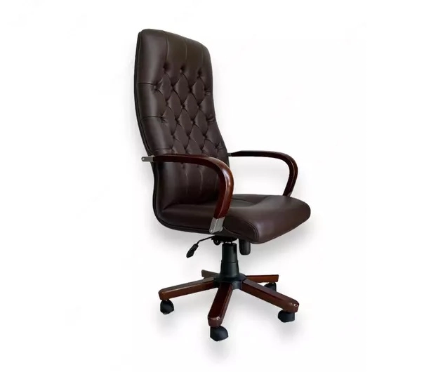 Кресло руководительское 2346 коричневое купить