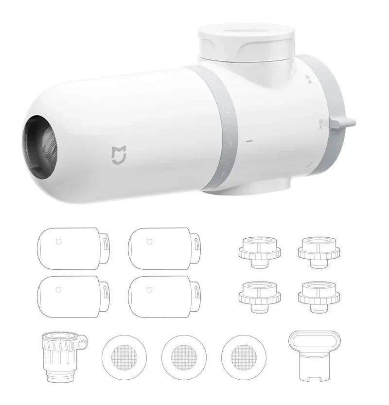 Xiaomi Faucet Water Purifier krani uchun suv tozalagich, oq onlayn