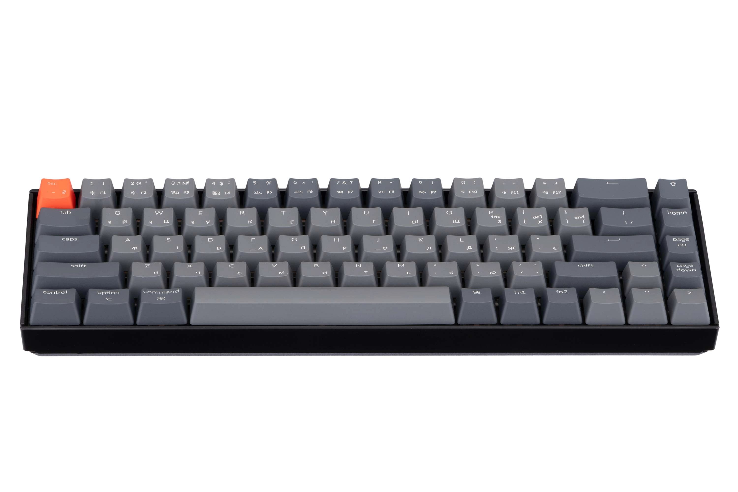 Keychron K6 68 Key Gateron Mechanical Keyboard White LED Red Russian Layout klaviaturasi onlayn