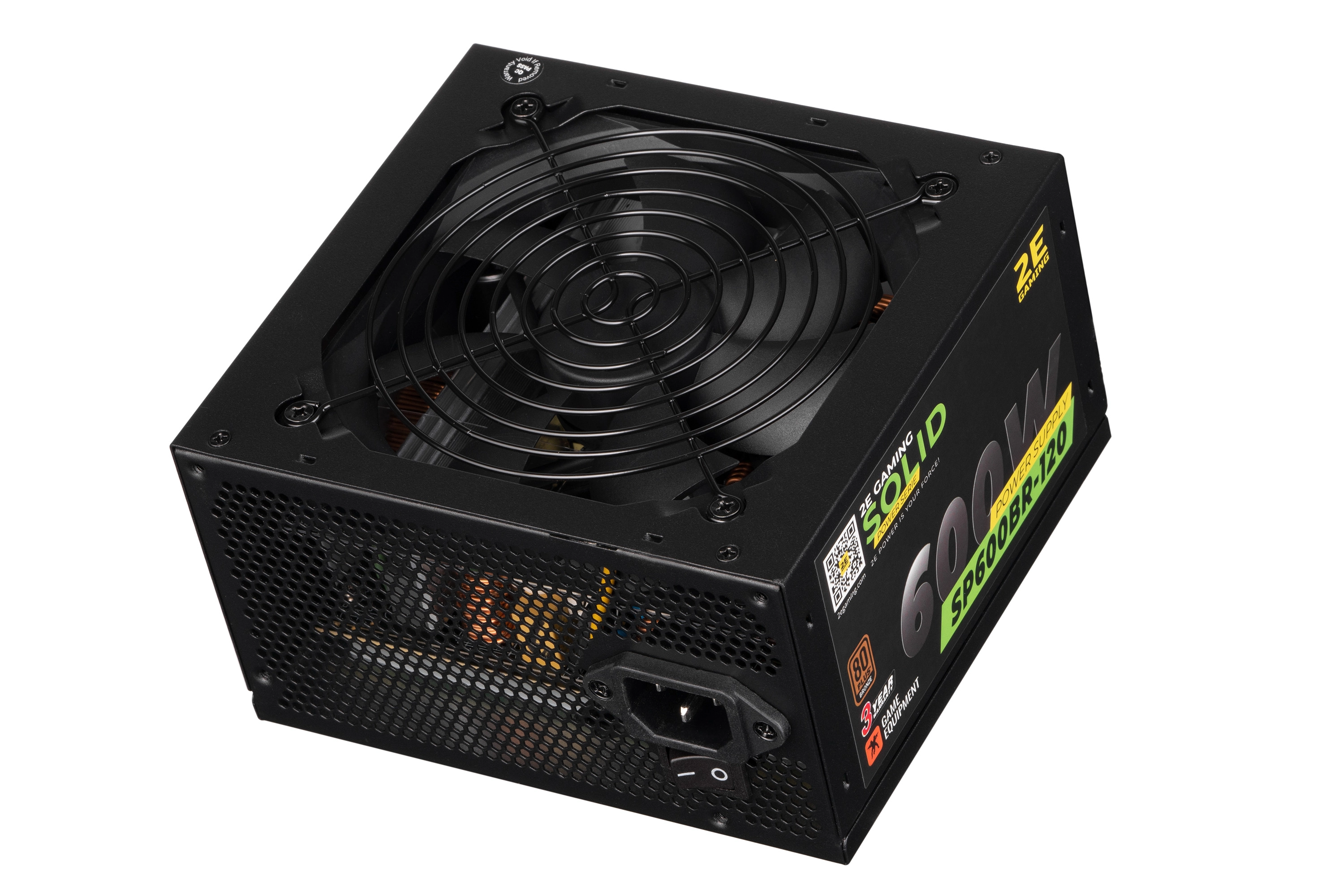 Блок питания 2E Gaming Power Supply SOLID (2E-SP600BR-120) онлайн