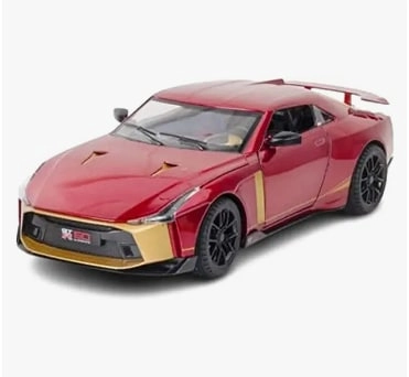 Металлическая коллекционная машинка Nissan GT R50 1/24, Red купить