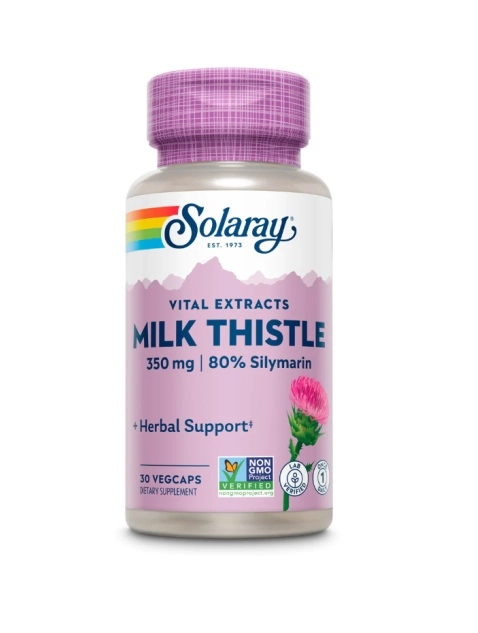 Solaray  Milk Thistle Extract Rastoropsha 350 mg - 30 Vegetarian Kapsul (03703) sotib olish