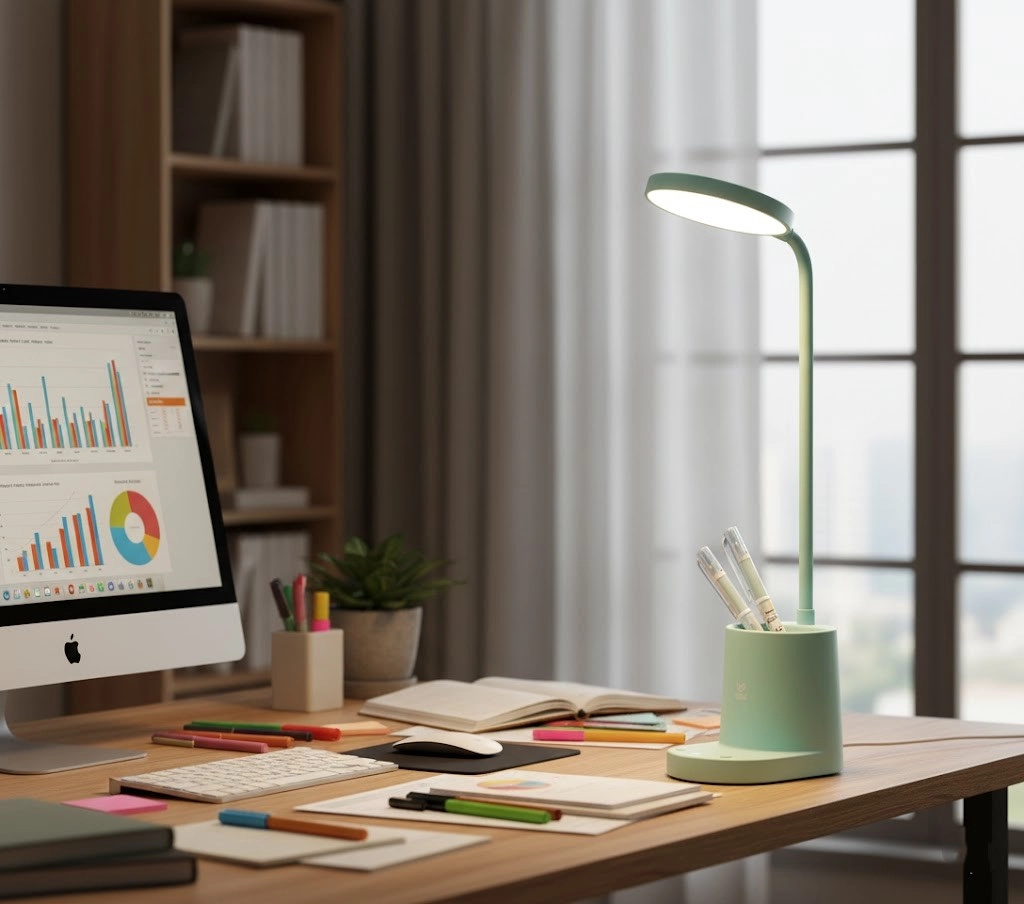 Лампа настольная  4W  Deli 4316 зелёная в Узбекистане