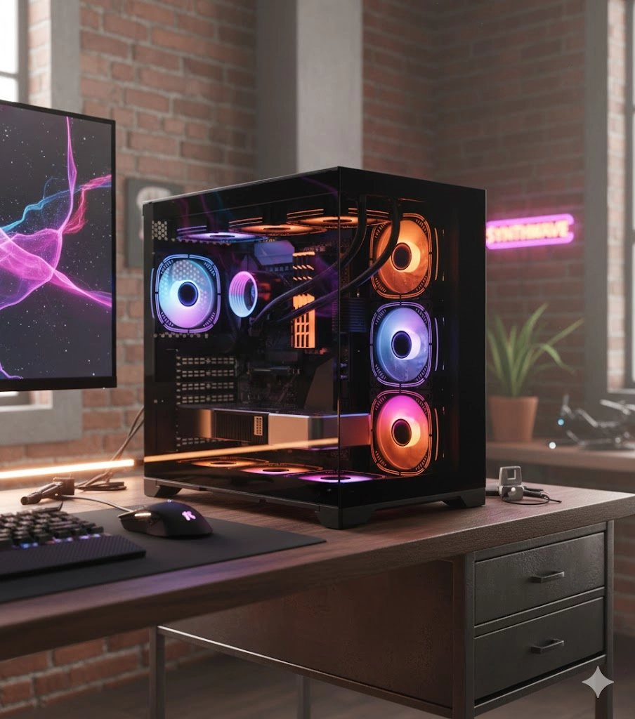 Игровой корпус Case Game Bardo BD-420 Black Akvarium недорого