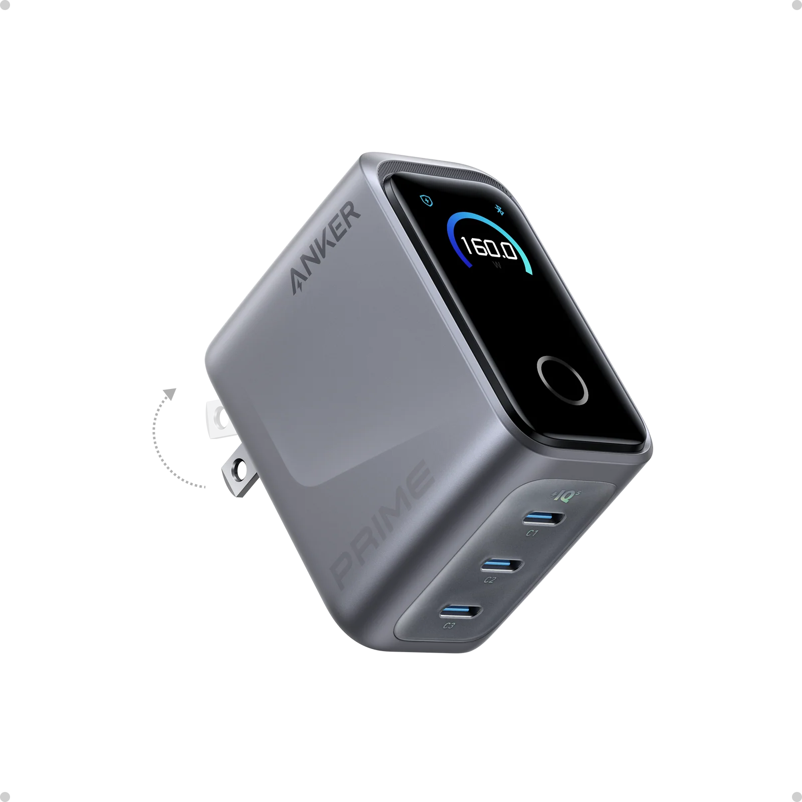 Зарядное устройство anker Ai 3 type-c 160w, Silver купить