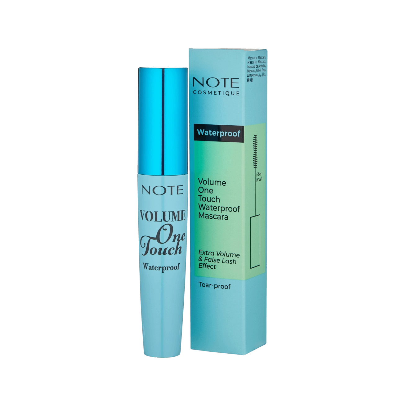 NOTE VOLUME ONE TOUCH WATERPROOF MASCARA (10 ml) ko'z uchun tushi sotib olish