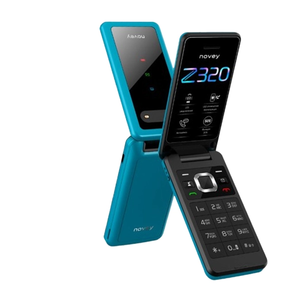 Novey  Z320 Blue telefoni - rasm №3 Novey  Z320 Blue telefoni arzon