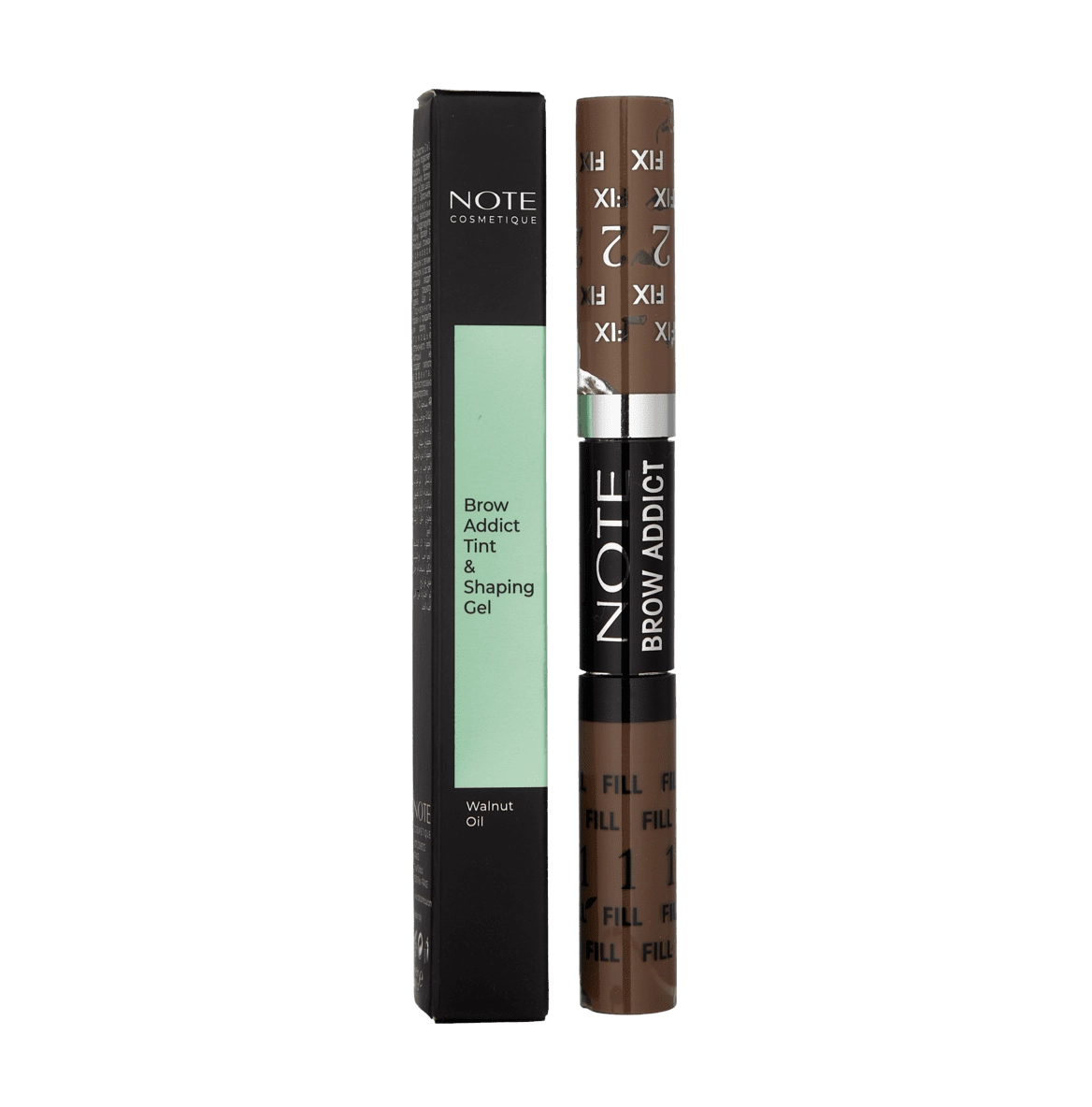 NOTE BROW ADDICT TINT & SHAPING GEL 02 (5 ml+5 ml) qosh uchun tint sotib olish