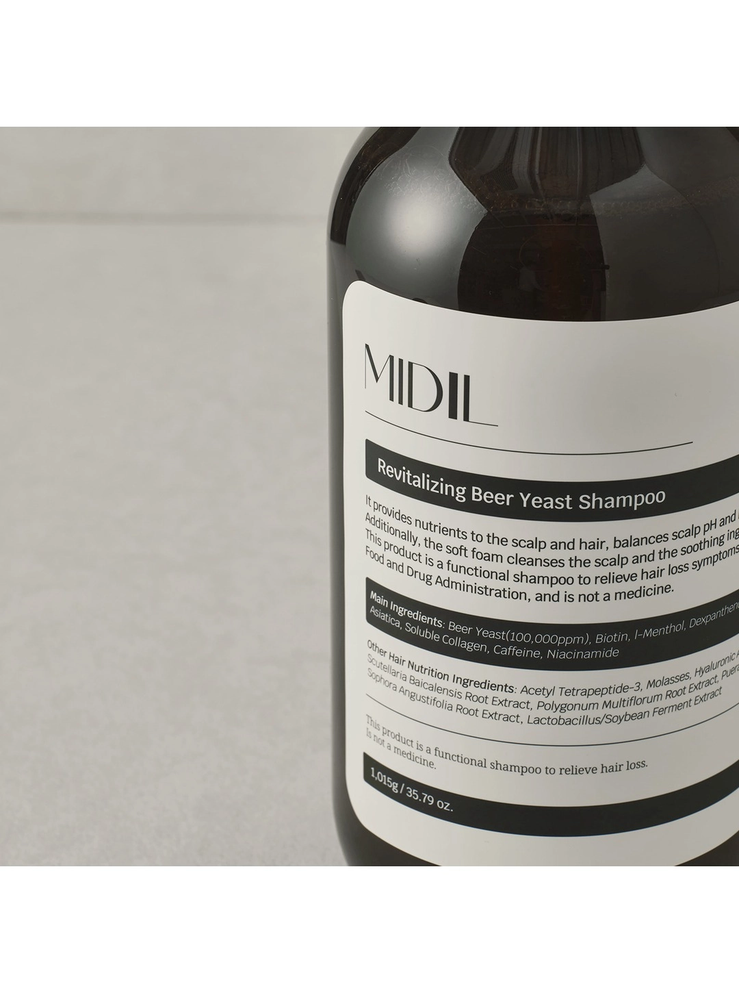 MIDIL Revitalizing Beer Yeast &mdash; pivo xamirturushli bosh terisi shampuni, 1015 g O'zbekistonda