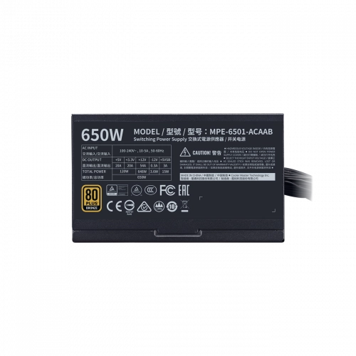 Блок питания Cooler Master MWE Bronze 650W рассрочка