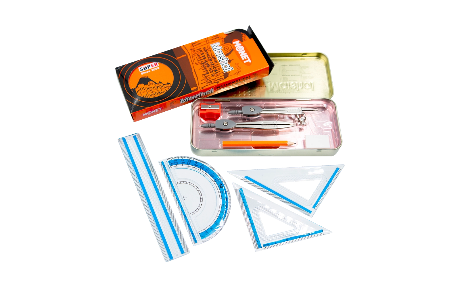 Набор для черчения“Marshal” металл MS144 купить