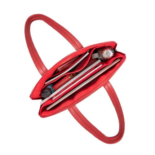 Rivacase 14" va MacBook Pro 16" 8992 Red noutbuk uchun ayollar sumkasi bo'lib to'lash