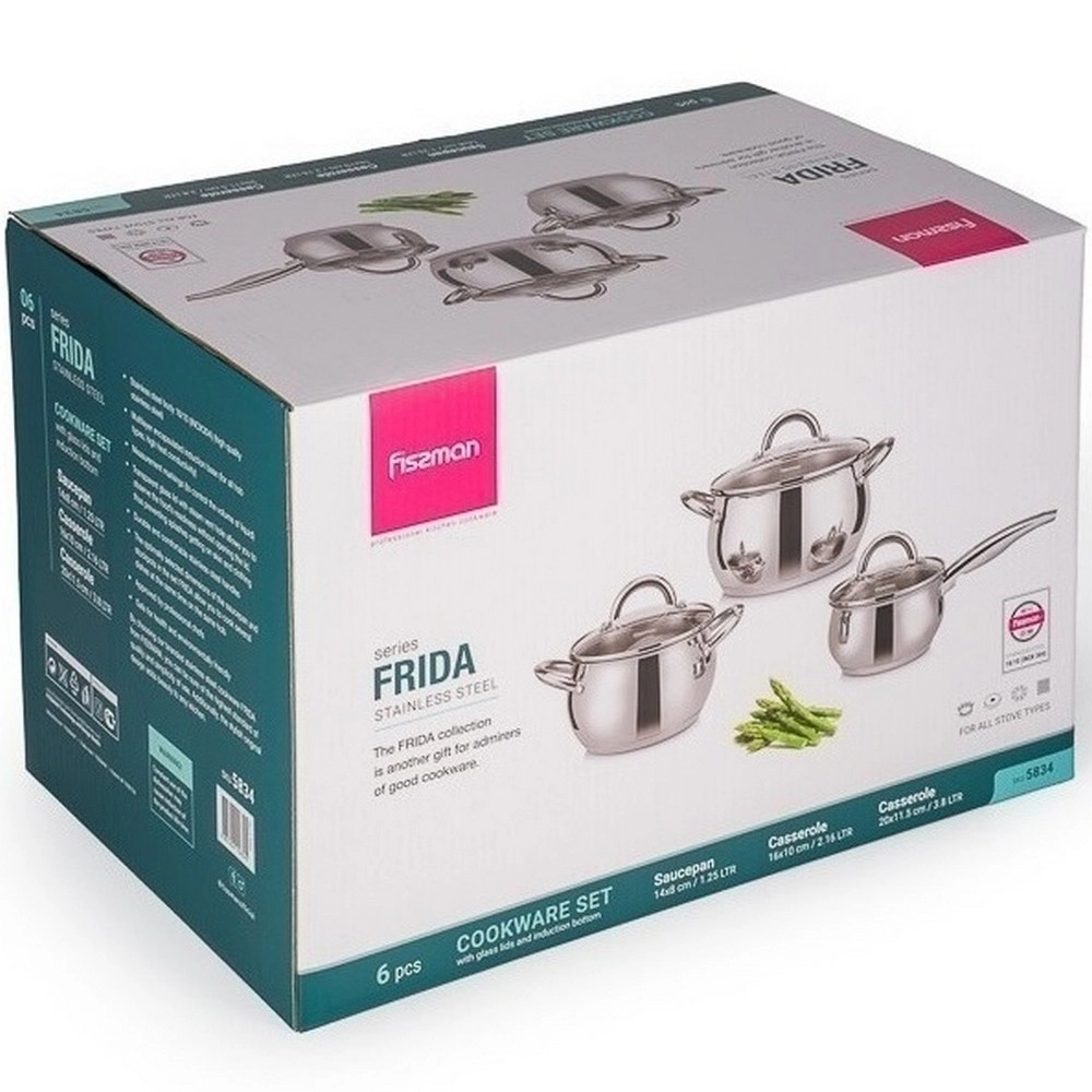 Fissman Frida 6 dona idish-tovoq to‘plami (5834) - rasm №15 Fissman Frida 6 dona idish-tovoq to‘plami (5834) onlayn