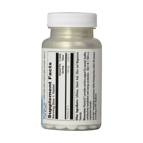 Tiamin KAL B-1 100 mg 100 tablet (09011) arzon