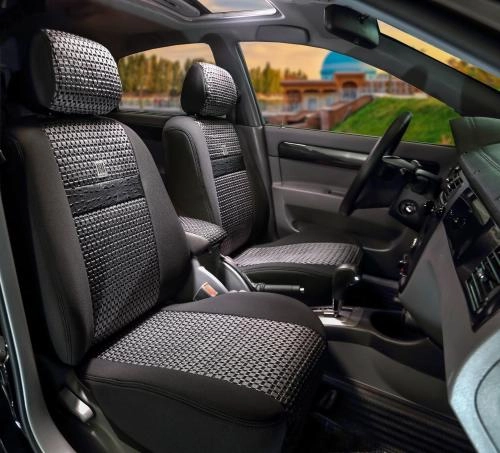 Авточехол Cardinar для Lacetti 3. Magnato Solo, Серый купить