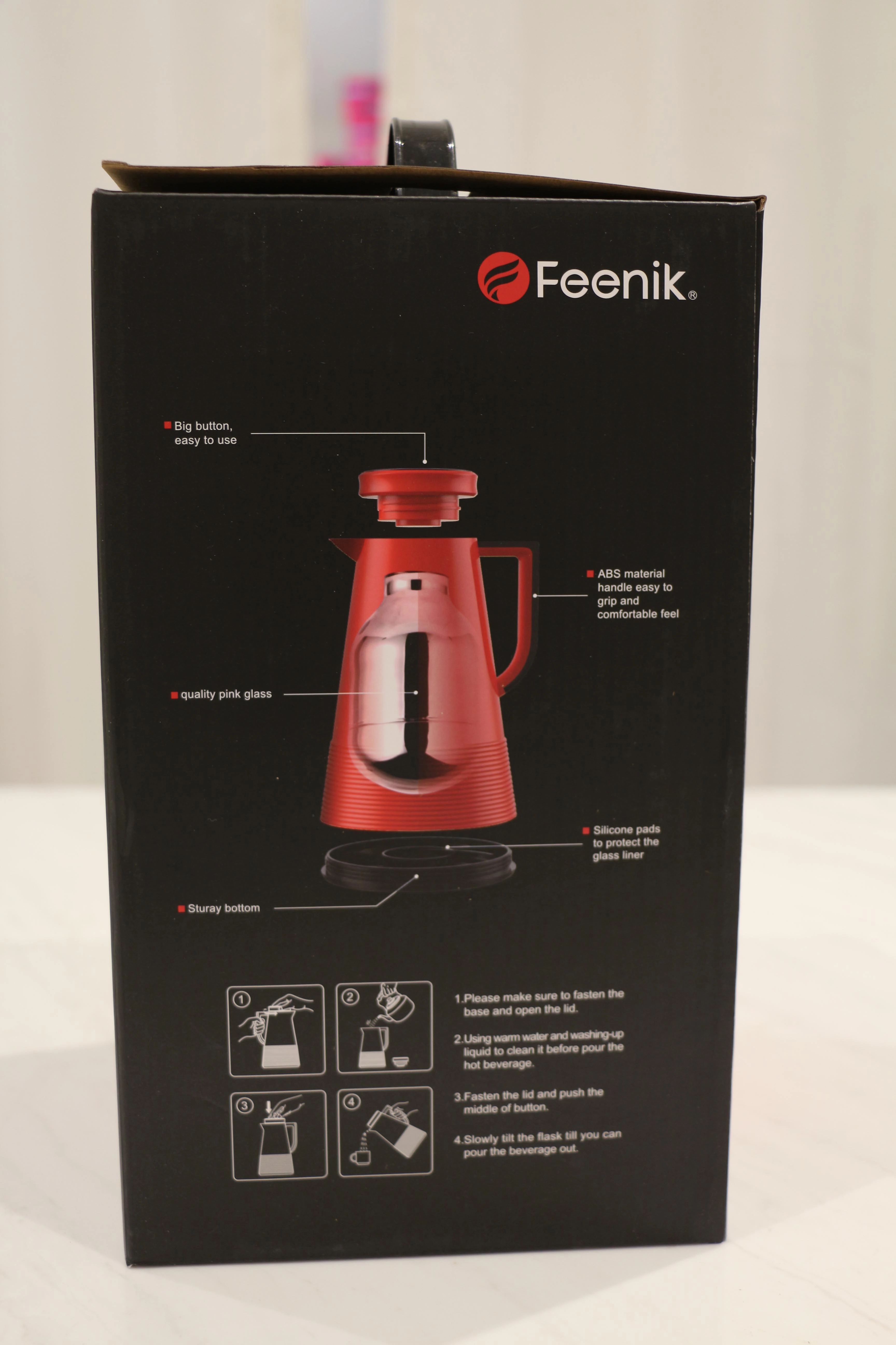 Термочайник Feenik MJ-100 1L (White) доставка