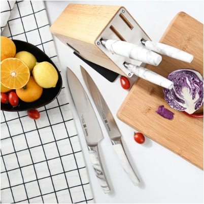 FISSMAN 2692 yog‘och podstavkali pichoqlar to‘plami, 6 ta buyum yetkazib berish