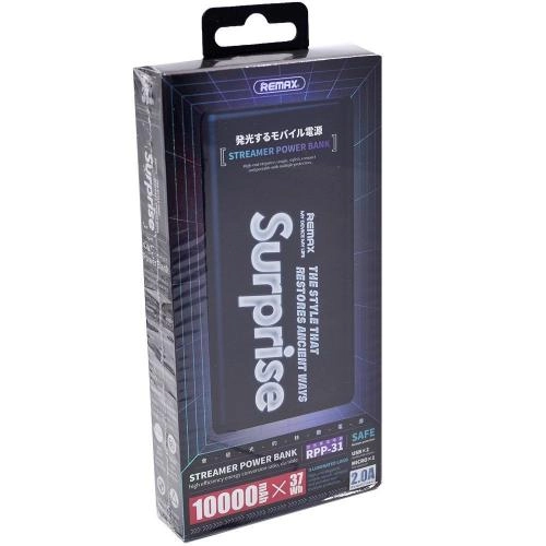 Remax Streamer RPP-31 10000 mAh tashqi akkumulyatori arzon