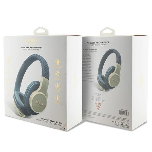 Беспроводные наушники Guess wireless headphones GUBH604GEMB синий онлайн