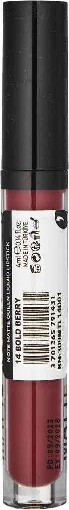Помада для губ NOTE MATTE QUEEN LIQUID LIPSTICK 14 онлайн