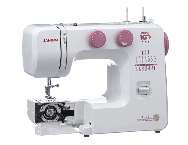 Janome 311PG Anniversary Edition tikuv mashinasi rasm bilan