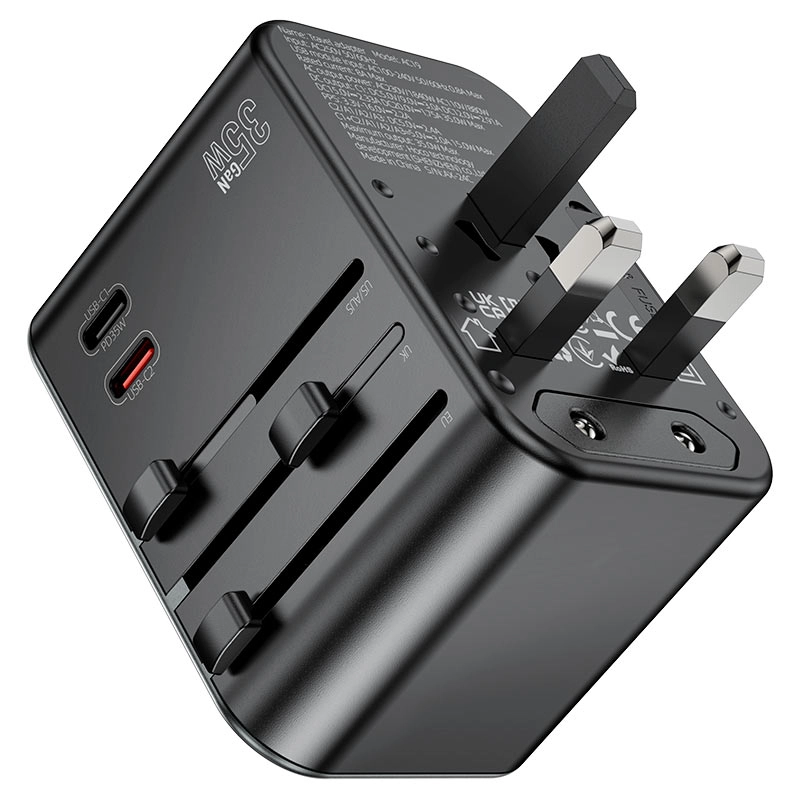 Hoco AC19 Universal Travel Adaptor zaryadlash qurilmasi - rasm №5 Hoco AC19 Universal Travel Adaptor zaryadlash qurilmasi onlayn
