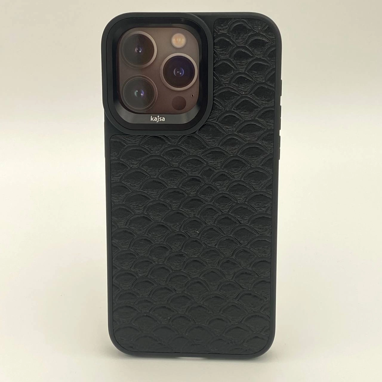 iPhone 15 Pro Max uchun Kajsa Glamorous Collection Mermaid qora g'ilofi sotib olish