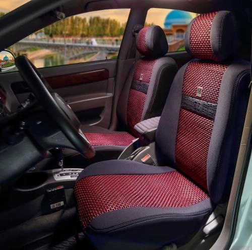 Авточехол Cardinar для Lacetti 3. Magnato Nova, Бордовый купить