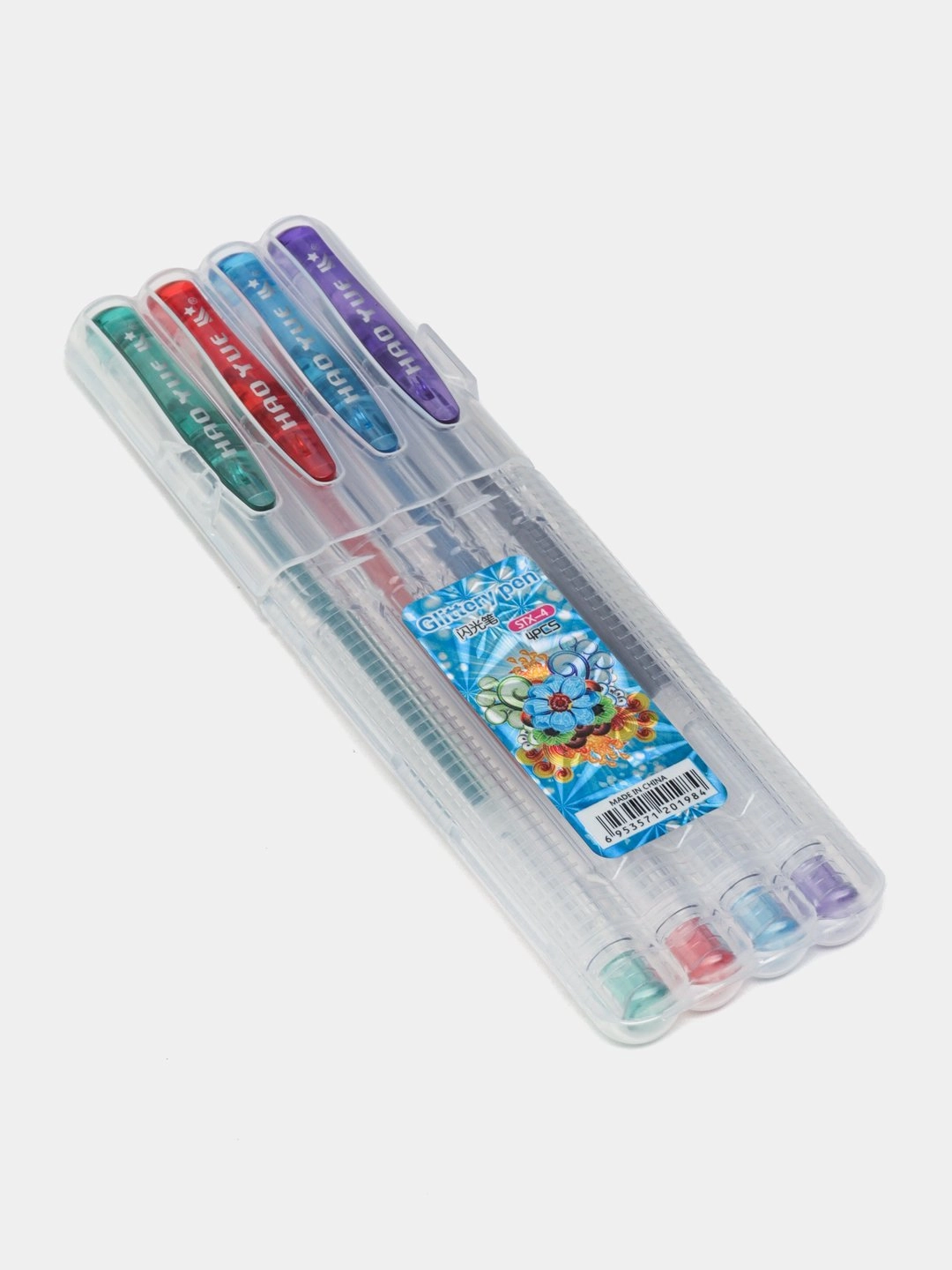 Hao Yue rangli jel qalamlari, 4 dona. to'plamda arzon