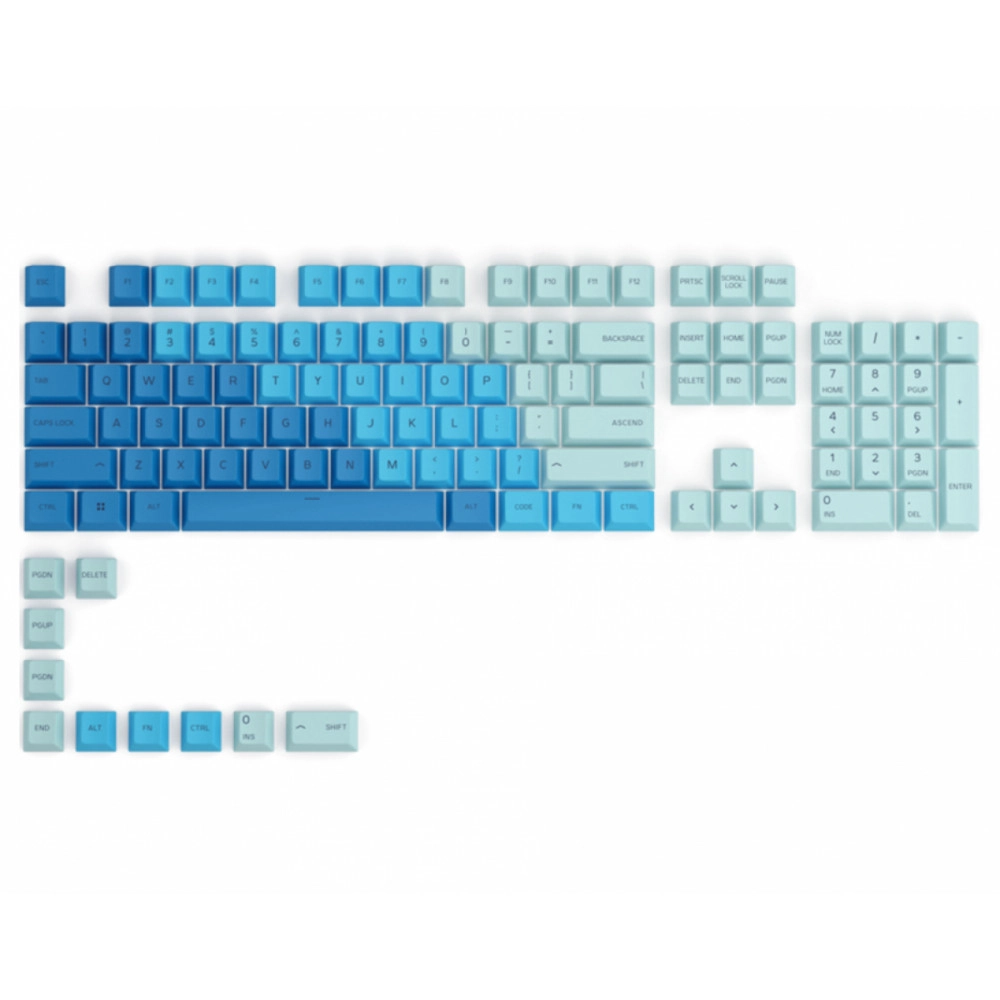 Glorious GPBT Keycaps Ocean klaviatura tugmalari to&lsquo;plami sotib olish