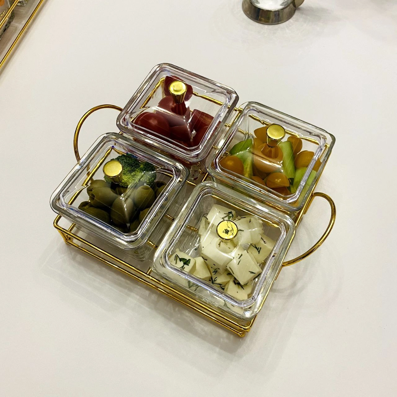 Стеклянное Блюдо для десертов 51017 Life Smile, прозрачный в Узбекистане