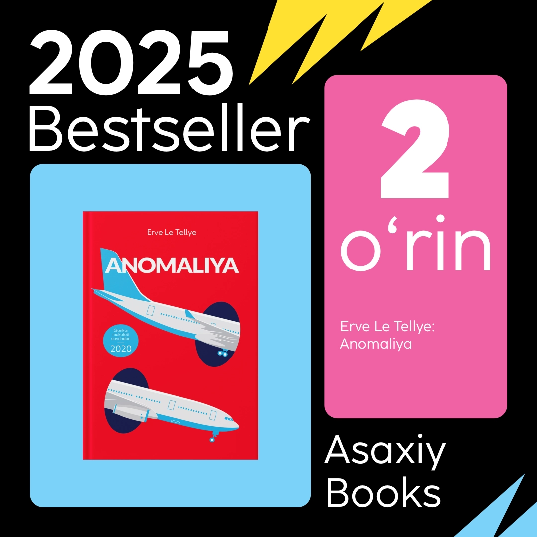 "Asaxiy Books yil bestsellerlari 2025" to&lsquo;plami - uygacha yetkazish bepul! O'zbekistonda