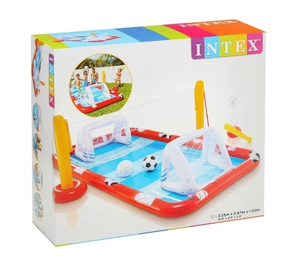 Надувной игровой центр «Стадион» Intex 57147 - фото №4 Надувной игровой центр «Стадион» Intex 57147 в Узбекистане