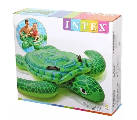 Intex 57524 Puflanadigan o'yinchoq chavandoz "Dengiz toshbaqasi Lil" O'zbekistonda