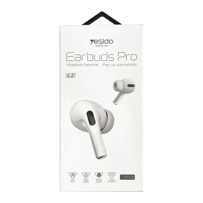 Yesido TWS06 oq simsiz naushniklari O'zbekistonda