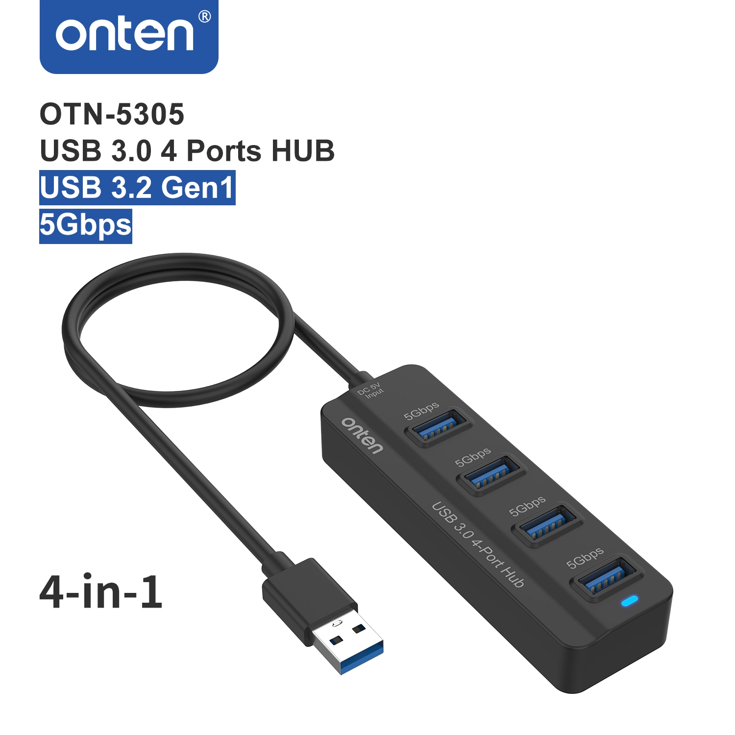 USB Hub Onten OTN-5305 USB-konsentratori O'zbekistonda