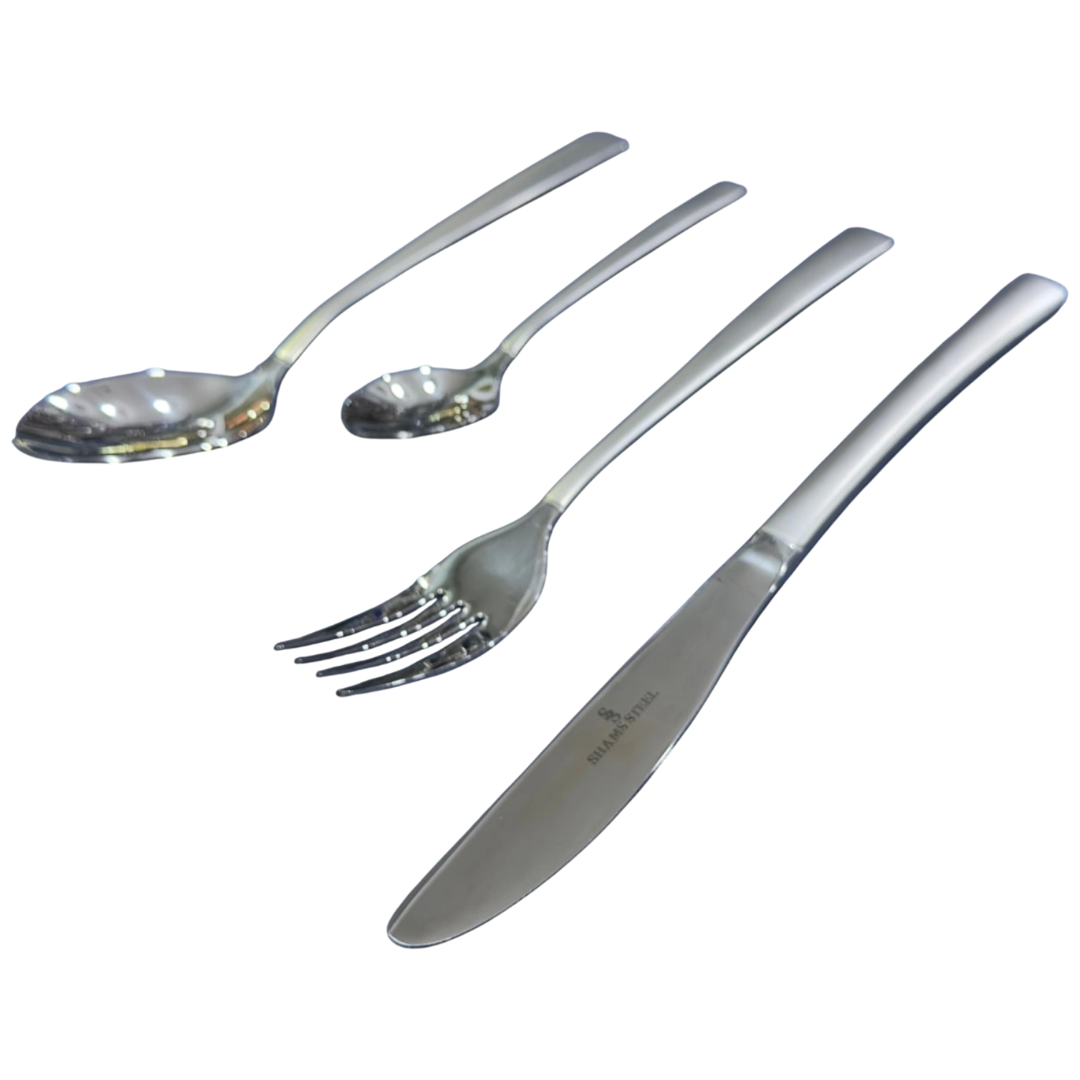 Shams Steel qoshiq - vilkalar to'plami, 24 d, 287s arzon