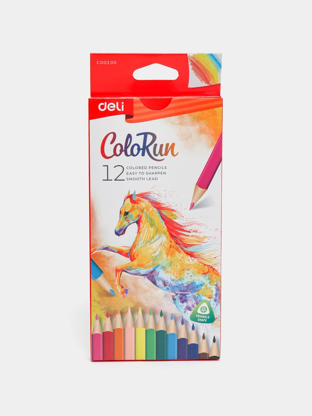 Цветные карандаши Deli "ColoRun" 12 цветов купить