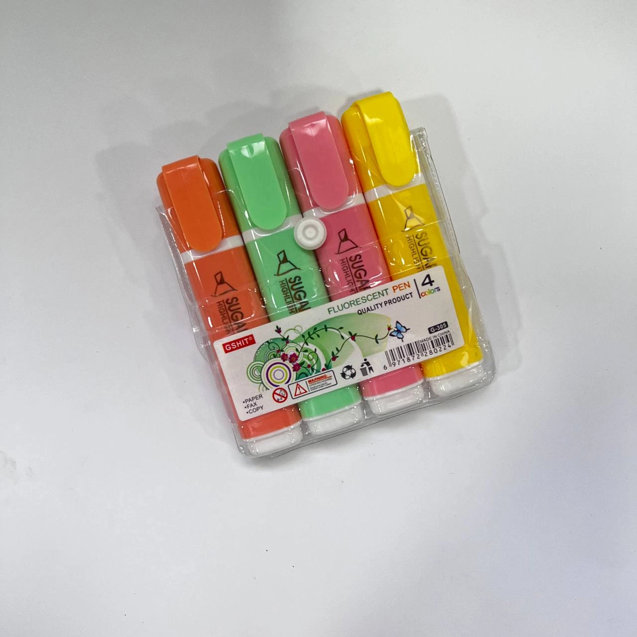 Текстовыделитель Sugar Color G-305  (4 шт) купить