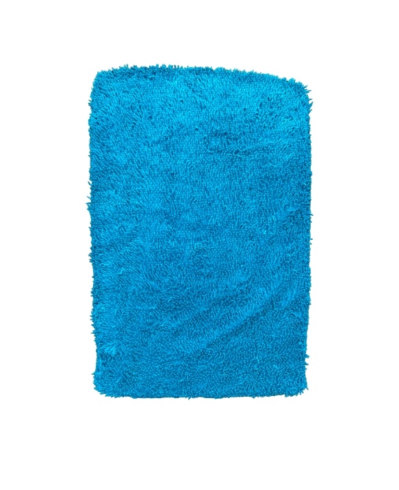 Avtomobil uchun mikrofiber, ko'k rang sochiq, uy uchun latta, ikki tomonlama mashinaga sotib olish