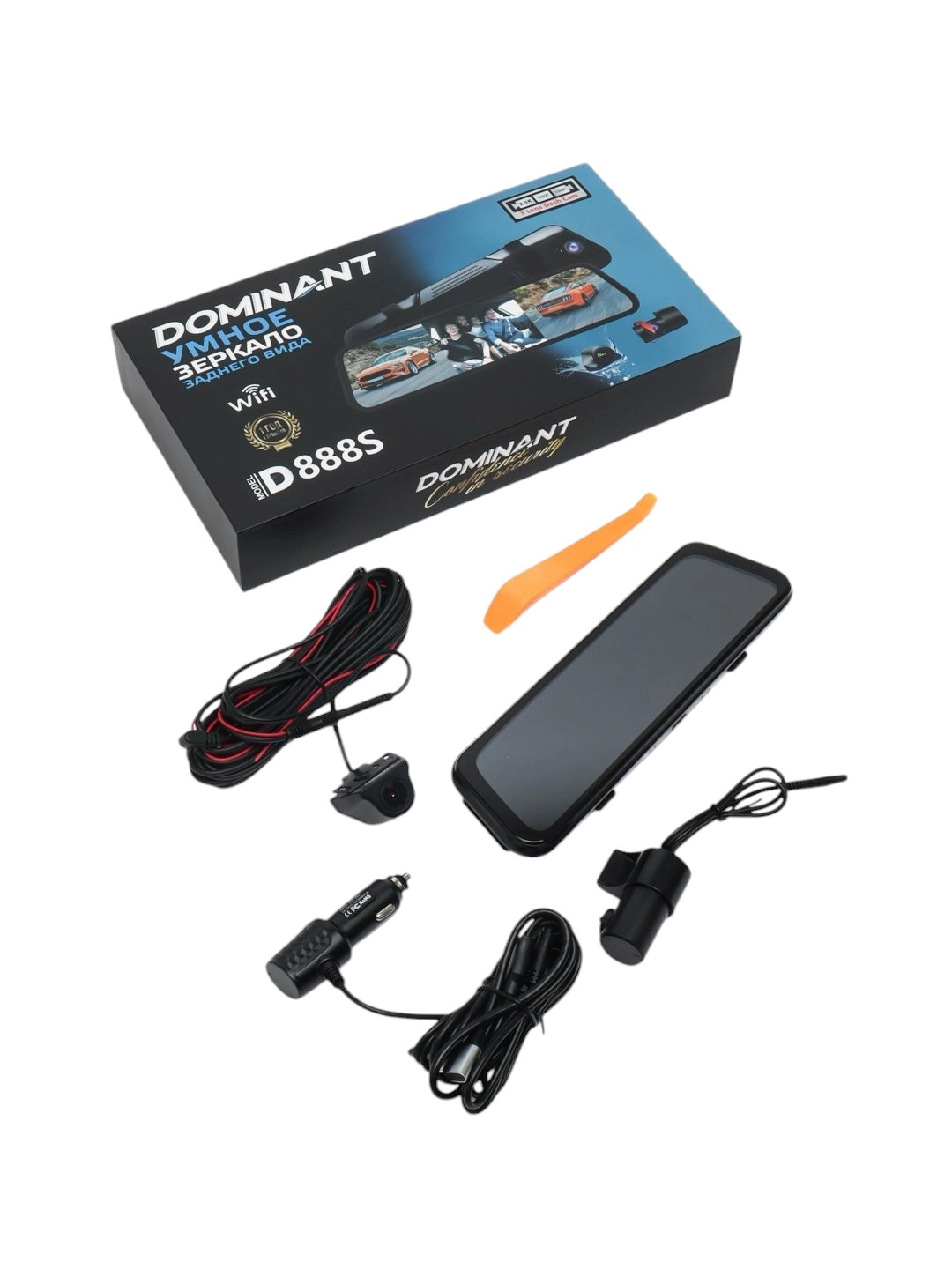 Видеорегистратор Dominant D888S Wifi 3-Камеры онлайн