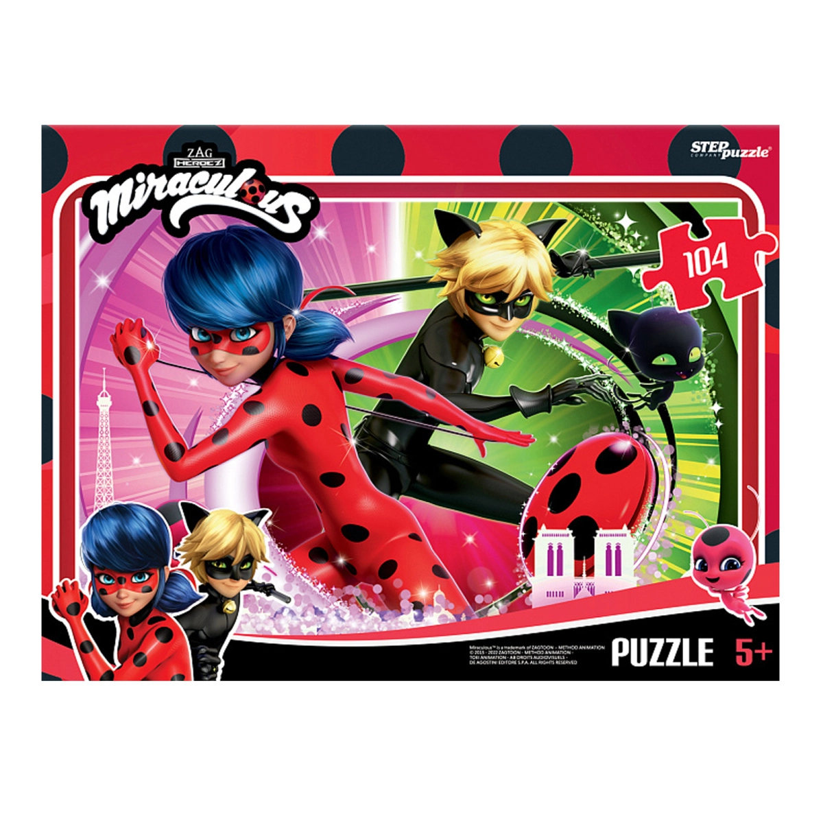 Pazl "Леди Баг и Супер-Кот" 104 element arzon