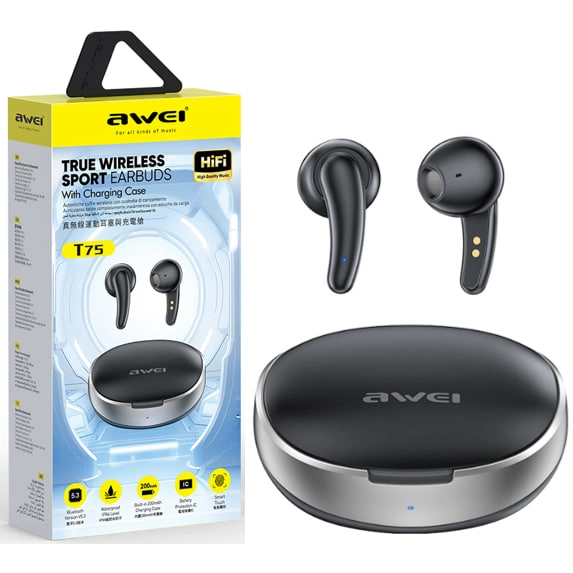 Беспроводные наушники Awei T75 недорого