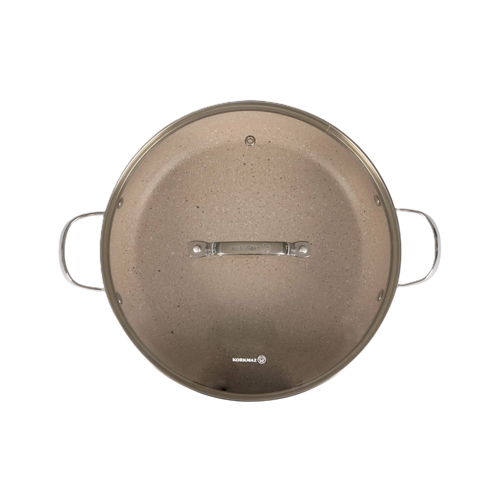 Кастрюля Korkmaz Granita A1854 24 см 2.5 л (A1854) алюминиевая, антипригарная с крышкой в Узбекистане