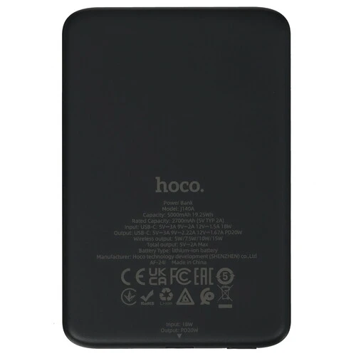 Портативный аккумулятор Hoco J140A 5000 mah недорого