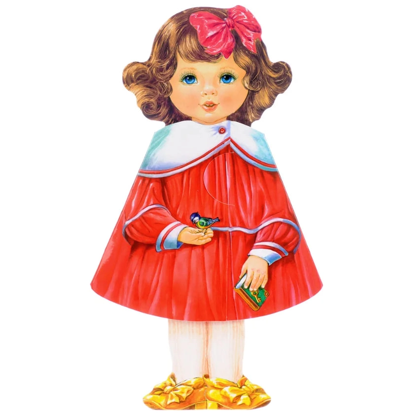 Степанова В: КУКЛА-КНИЖКА. Полина (красная) sotib olish