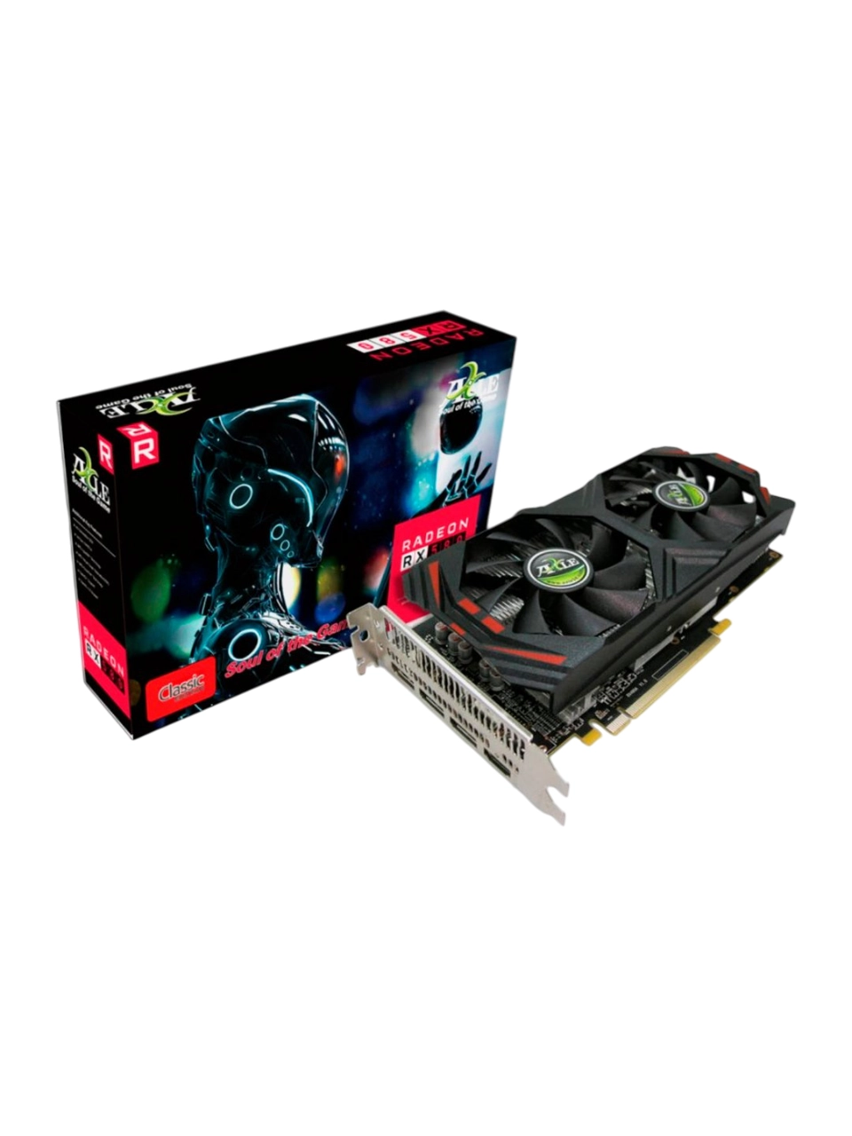 Видеокарта AXLE RX 580, 8 ГБ, 2048SP в Узбекистане
