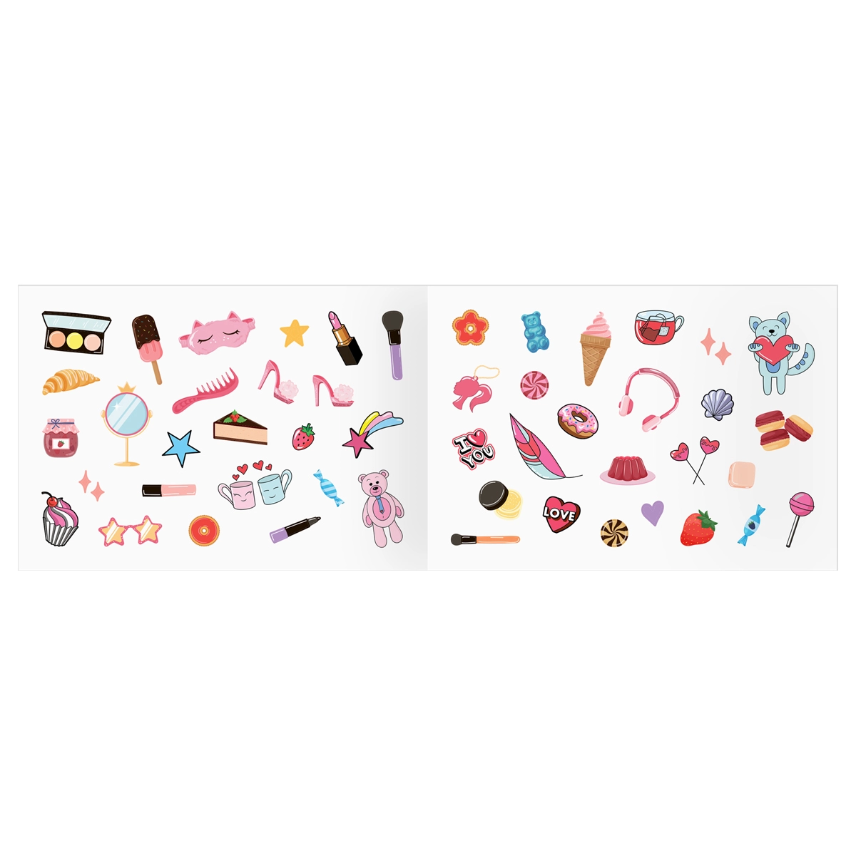 "Qizlar uchun 100 ta stiker" ТРИ СОВЫ stikerlari albomi (АнА5_59291) arzon