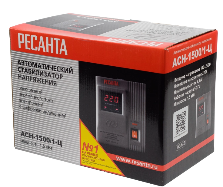 Resanta ASN-1500/1-Ts kuchlanish stabilizatori - rasm №7 Resanta ASN-1500/1-Ts kuchlanish stabilizatori narxi