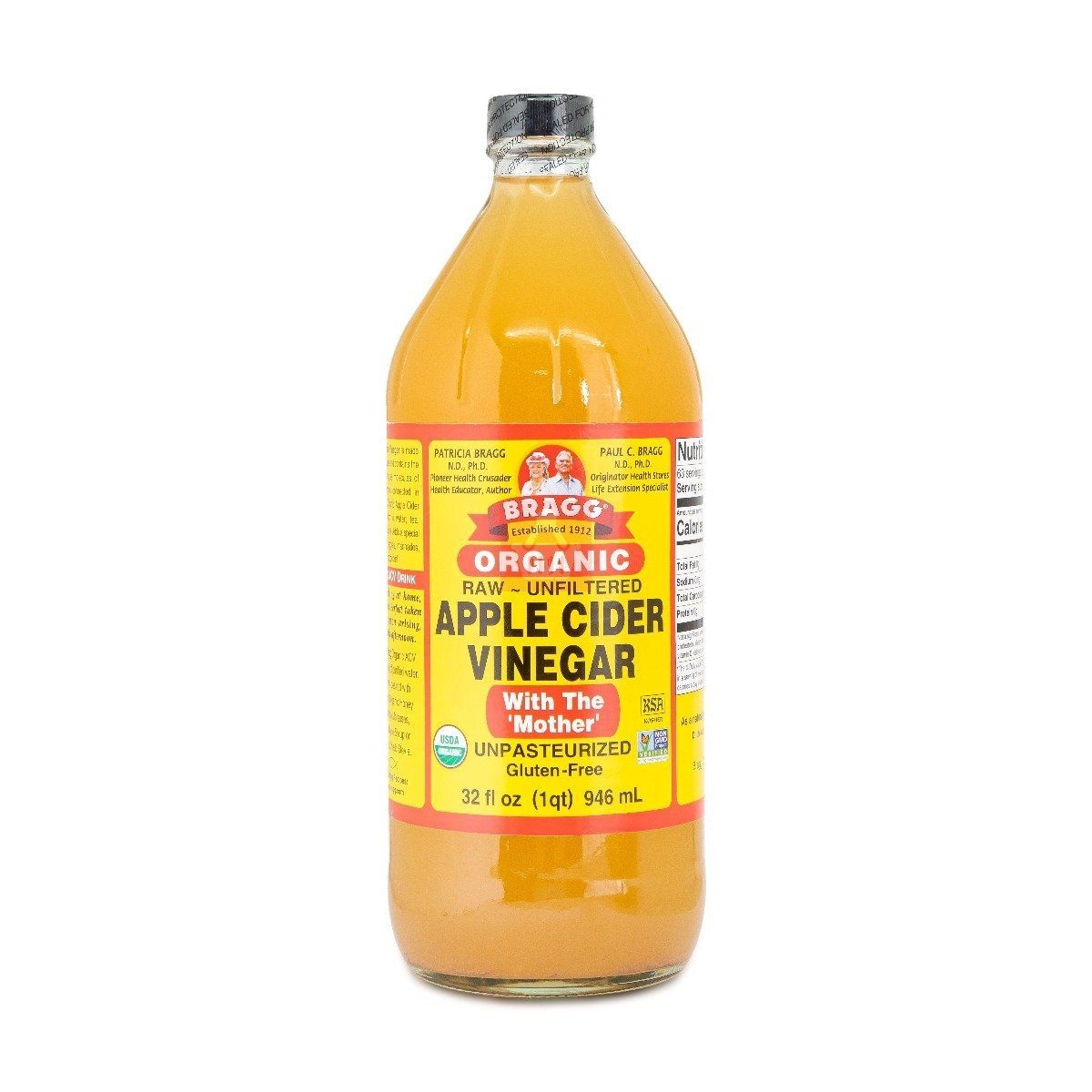 Яблочный уксус Bragg, Organic Apple Cider Vinegar 946 мл (00132) купить